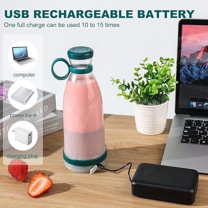 BlendGo™ Portable Mini Juice Blender | USB Rechargeable Smoothie Maker